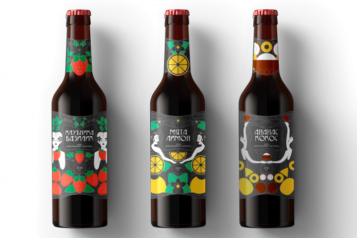 Серия этикеток для лимонада Ver Sacrum