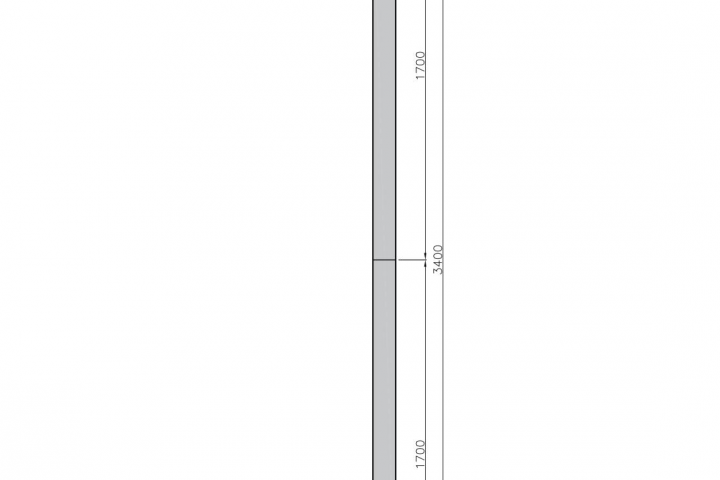 Схема элемента трубы для системы дымоудаления в гараже коттеджа