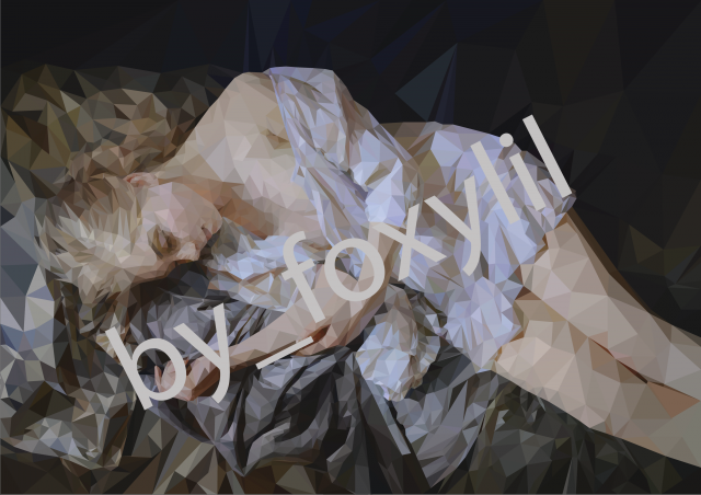 Картина Сергея Маршенникова в технике low poly
