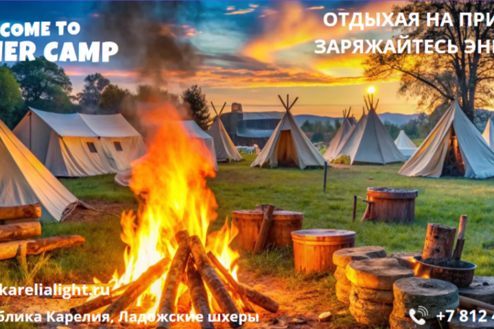 Баннер для базы отдыха