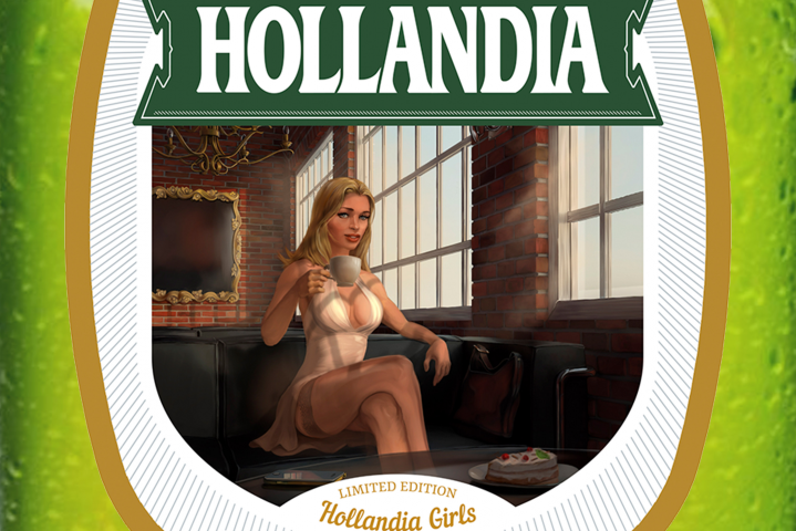 Этикетка для пива "Hollandia"