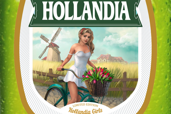 Этикетка для пива "Hollandia"