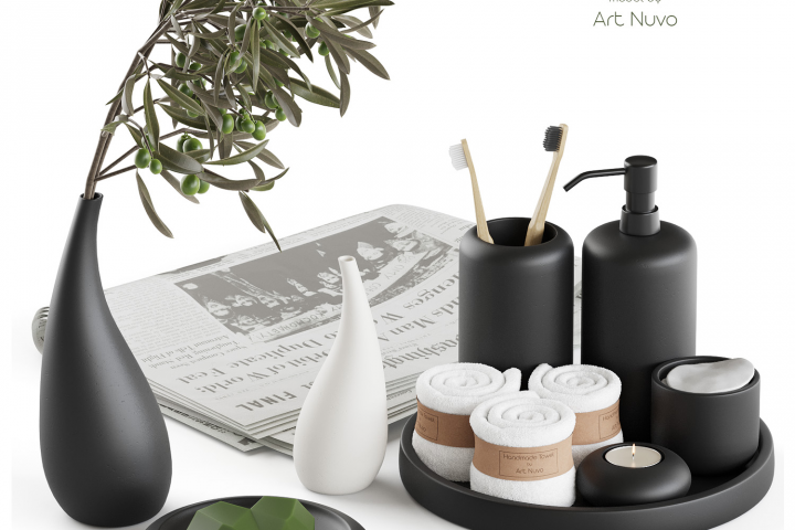 Декоративный набор Olive Bathroom