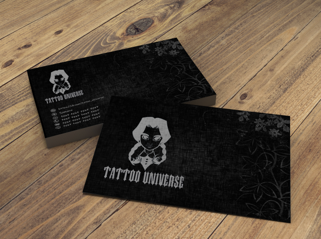 лого на визитках