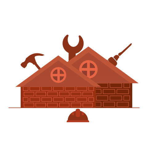 Строительство логотип