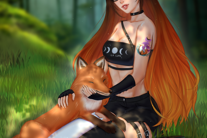 Иллюстрация с персонажем в полный рост