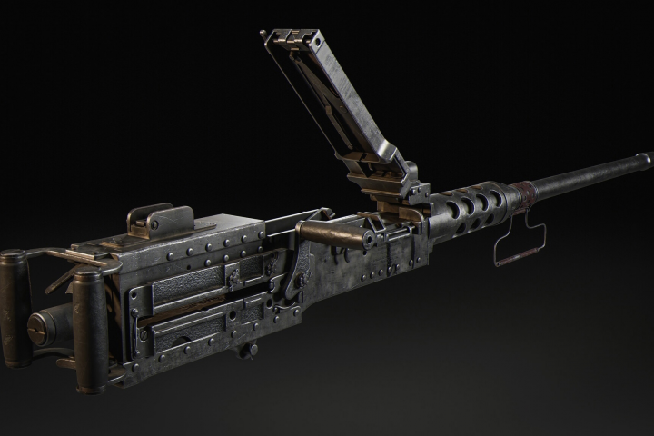 3D Модель Пулемёта