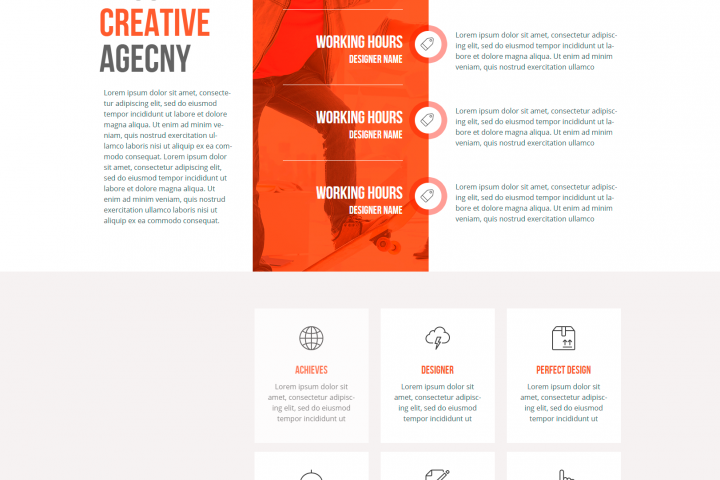 Сайт креативного агенства