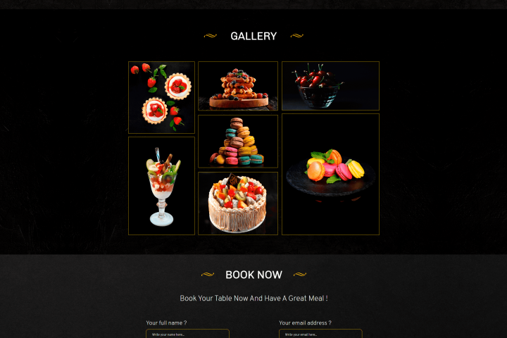 Сайт доставки еды