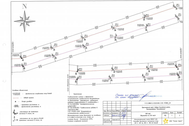 Исполнительная документация на "ЛЭП 6кВ"