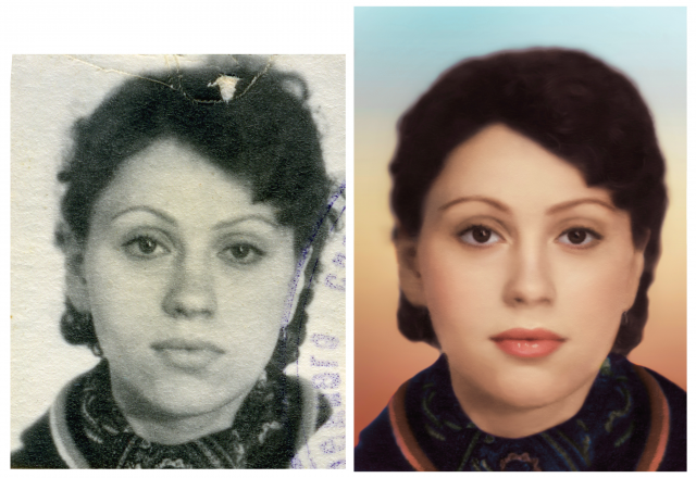 Раскрашивание ч/б фотографий