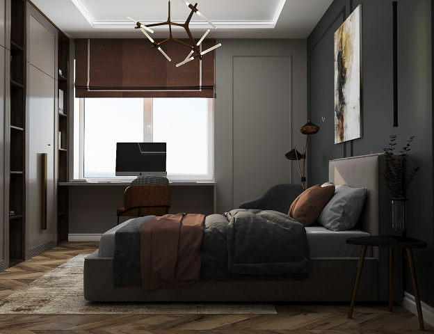 Дизайн проект квартиры 84 кв.м