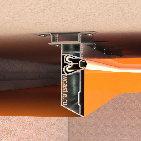 Конструкция натяжного потолка