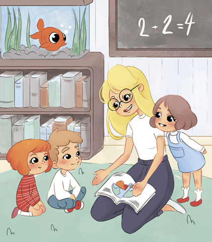 Иллюстрация для открытки