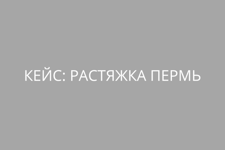Кейс растяжка Пермь
