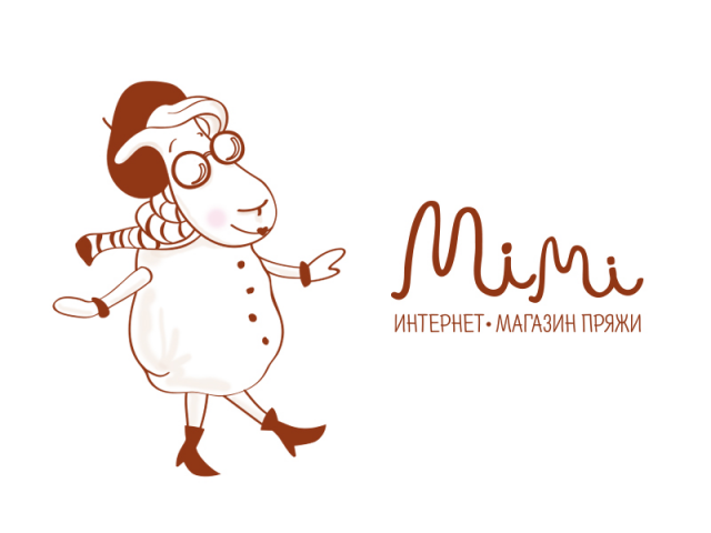 Персонаж для интернет-магазина пряжи