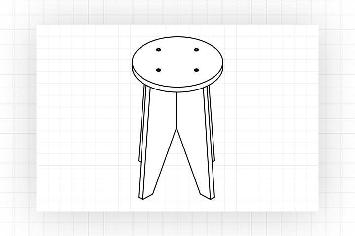 Инструкция «Pointed stool»