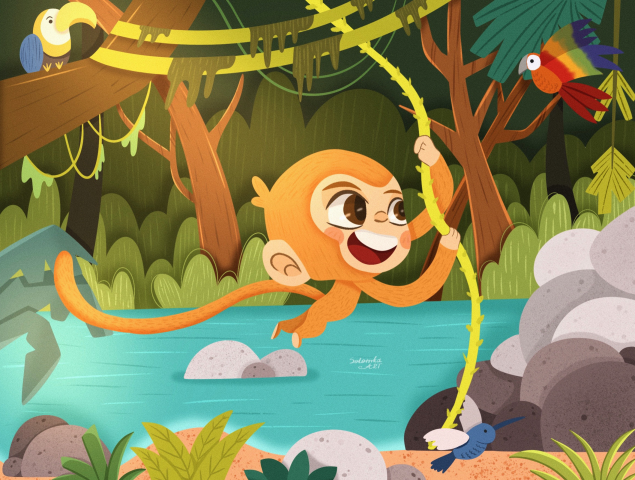 Иллюстрация для детской книжки-картинки