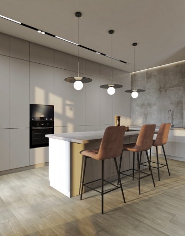 дизайн кухни гостиной