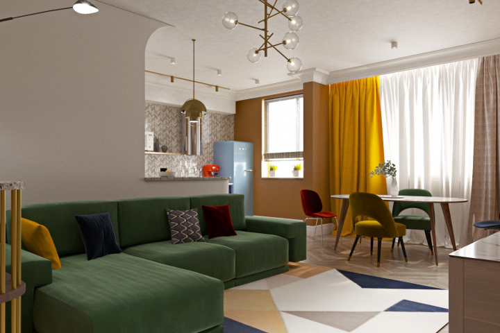 ВАРТИРА В СТИЛЕ MID-CENTURY