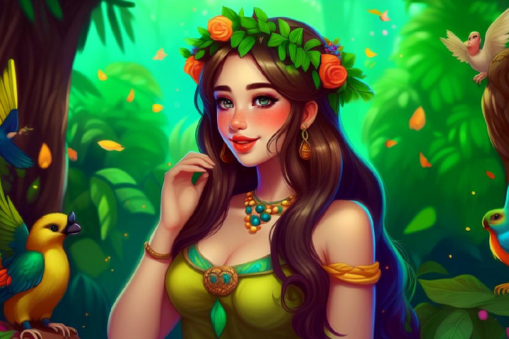 Создам мультяшного героя.