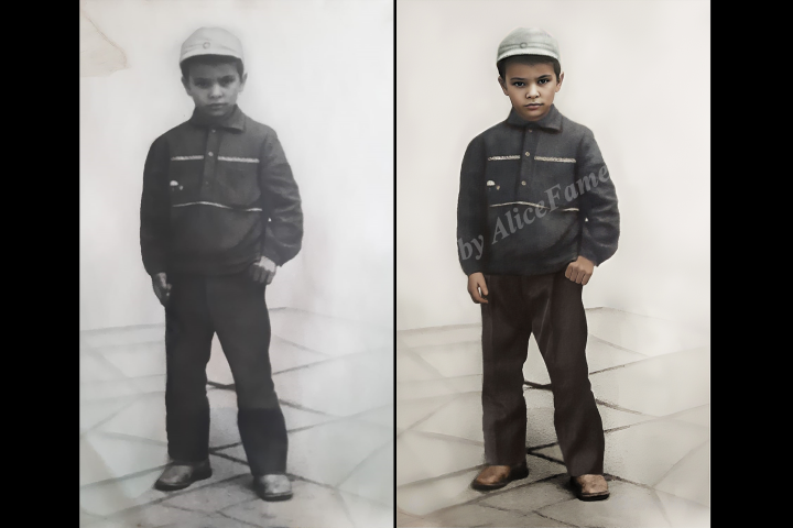 Сложная реставрация фотографии