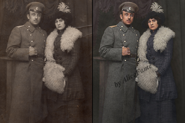 Колоризация: раскрашивание черно-белых фотографий