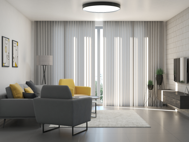 Визуализация гостиной