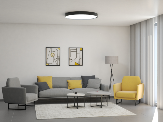 Визуализация гостиной