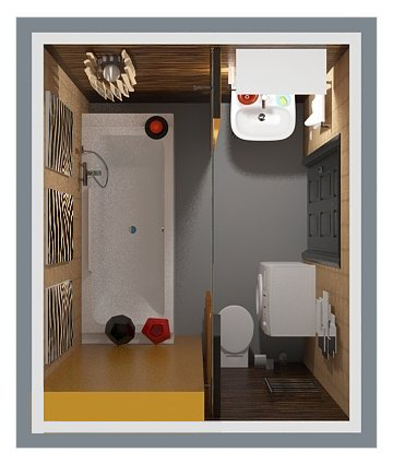 Интерьер ванной (санузла)