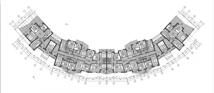 Энергоэффективный жилой дом средней этажности