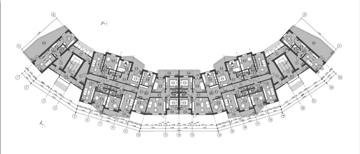 Энергоэффективный жилой дом средней этажности