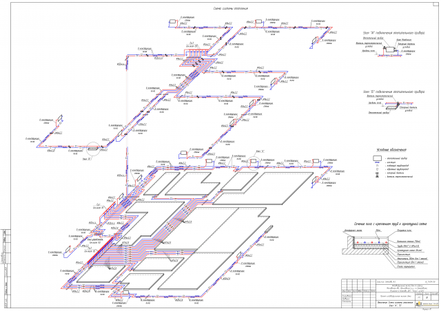 Аксонометрия отопления