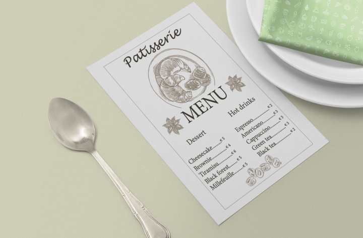 Верстка меню