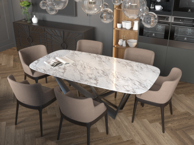 Визуализация гостиной