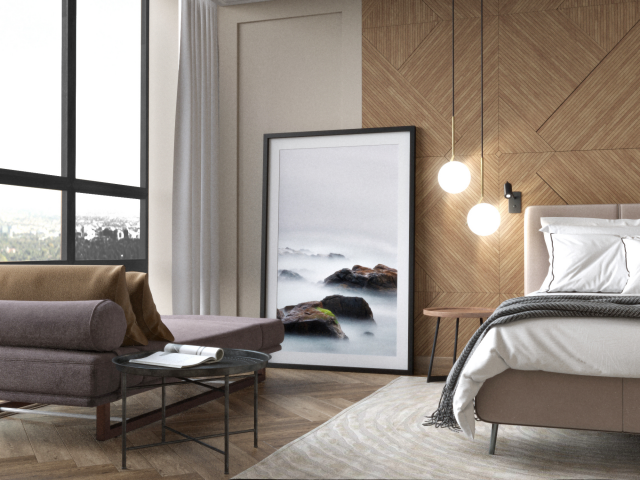 Визуализация спальни