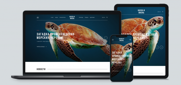 Редизайн сайта научного журнала