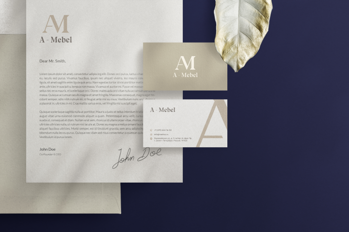 Логотип "A - MEBEL"