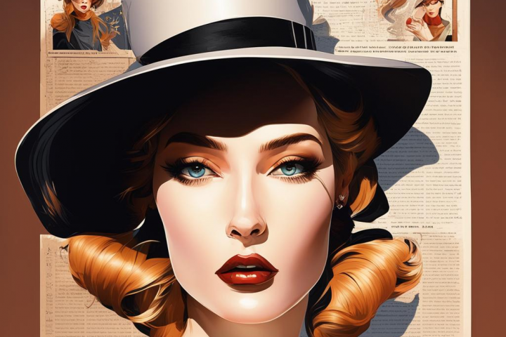 Векторный арт - Обложка журнала