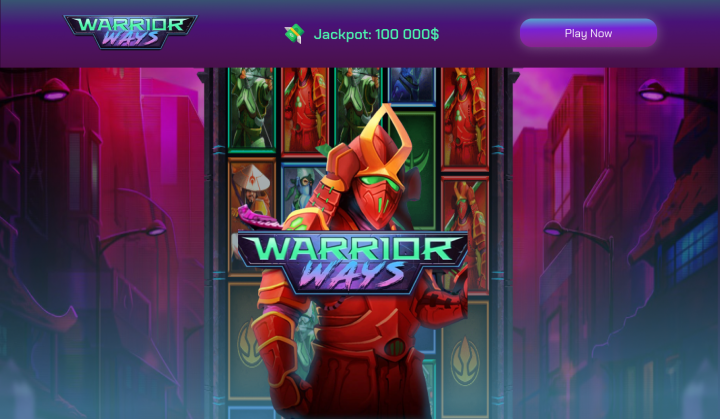 Лендинг для игры Warrior Ways