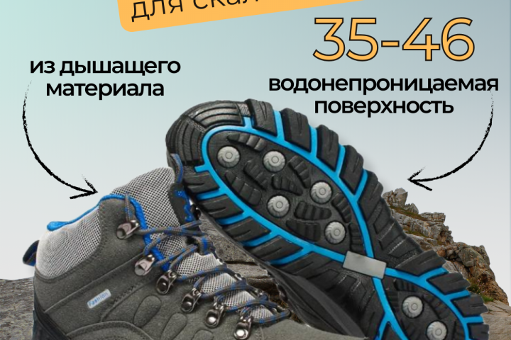 Инфографика для категории «обувь»