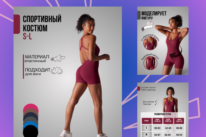 Инфографика для категории «одежда»