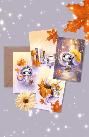 Осенние открытки