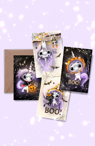 Открытки к Хеллоуину