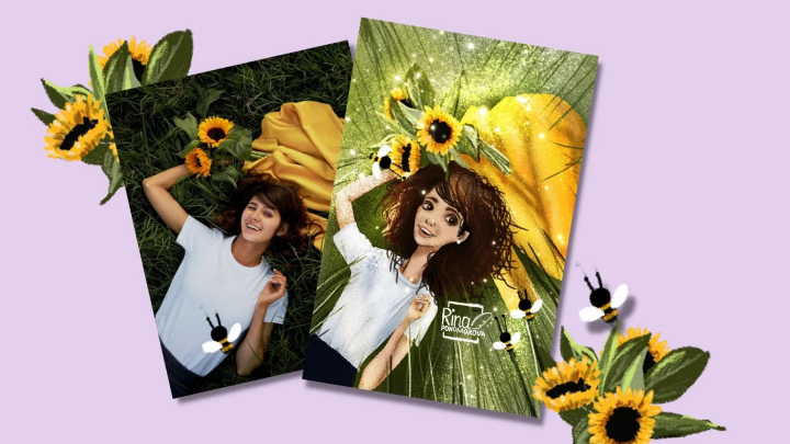 Открытка по фото