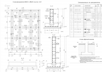 Схема фундаментов (раздел КЖ)