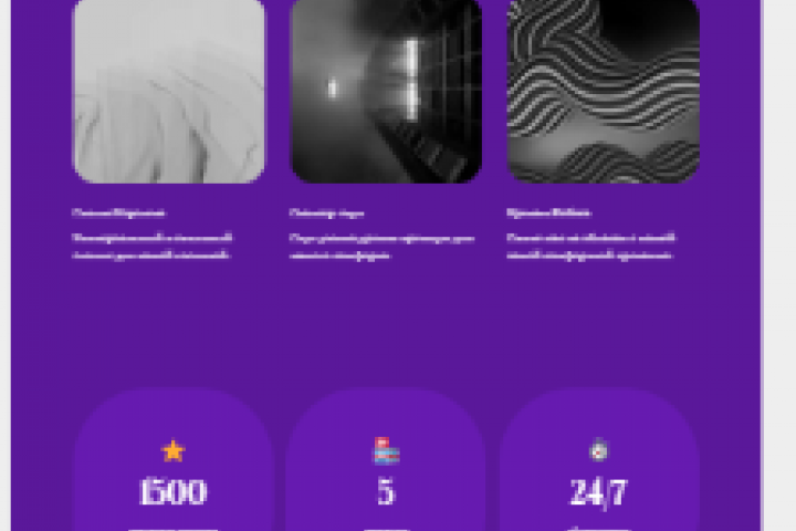 Дизайн лендинга №1