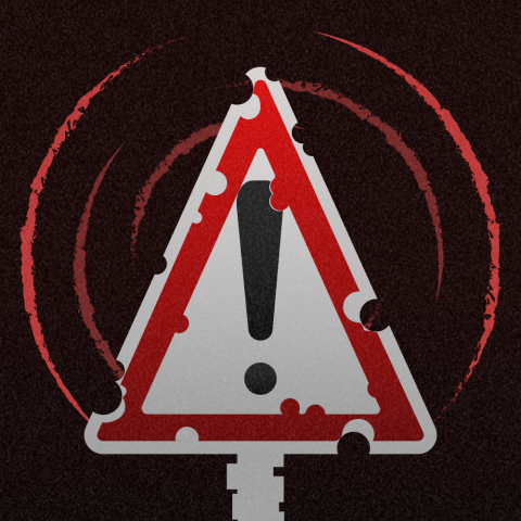 Векторная иллюстрация - предупредительный знак