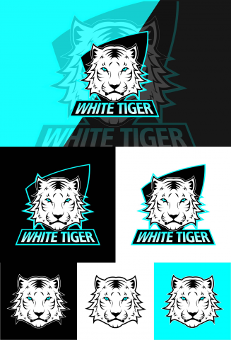 White Tiger - маскот логотип