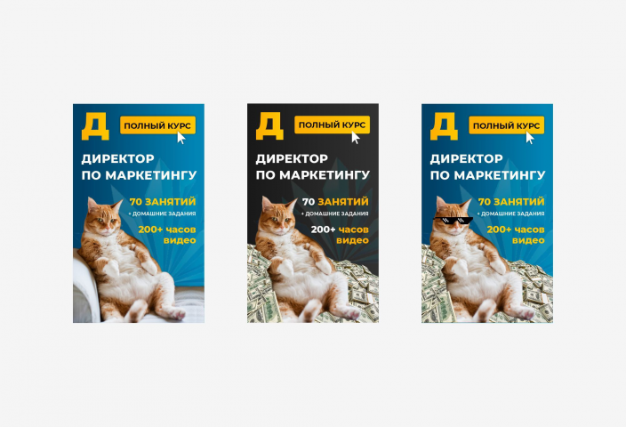 Веб-баннеры учебного курса